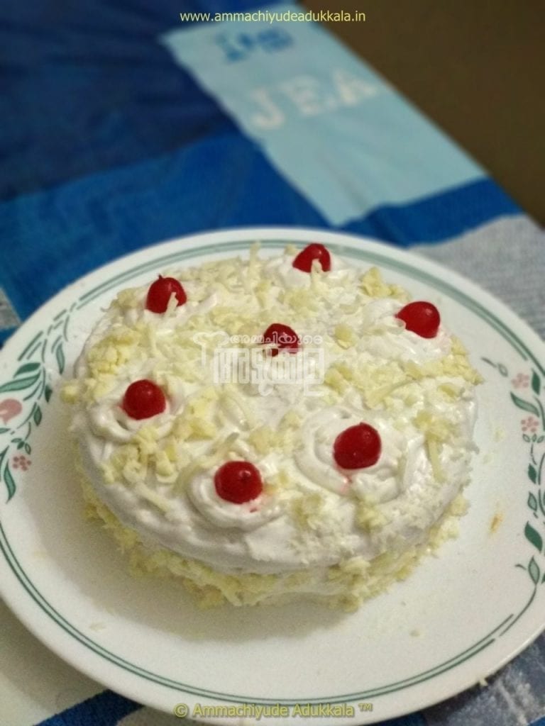 White Forest Cake